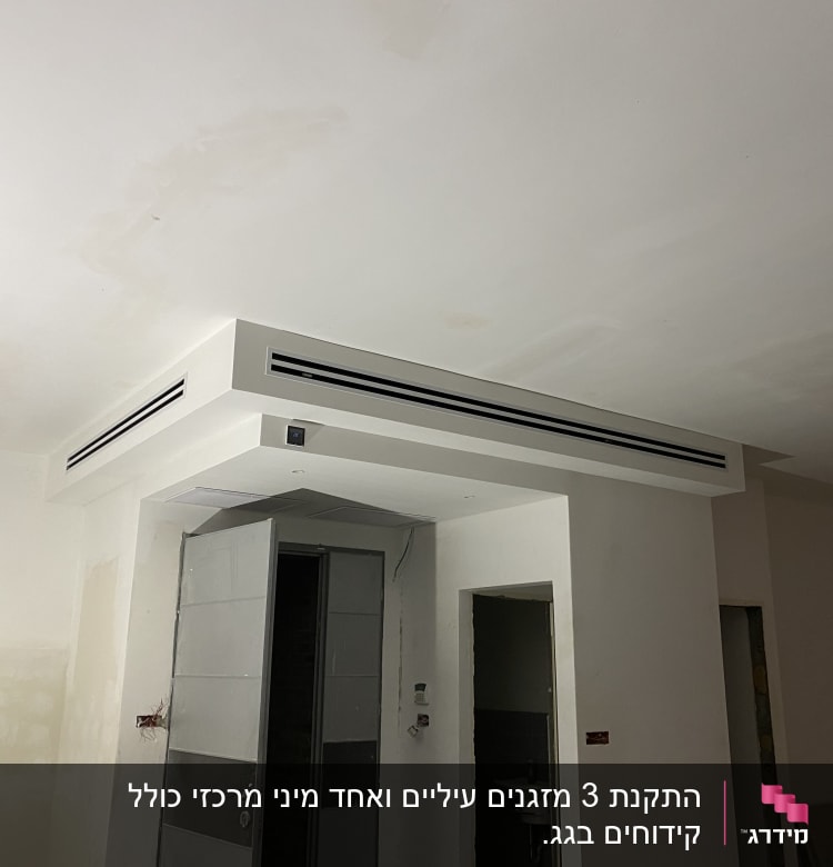 מערכת מיזוג אוויר מרכזית בתקרה